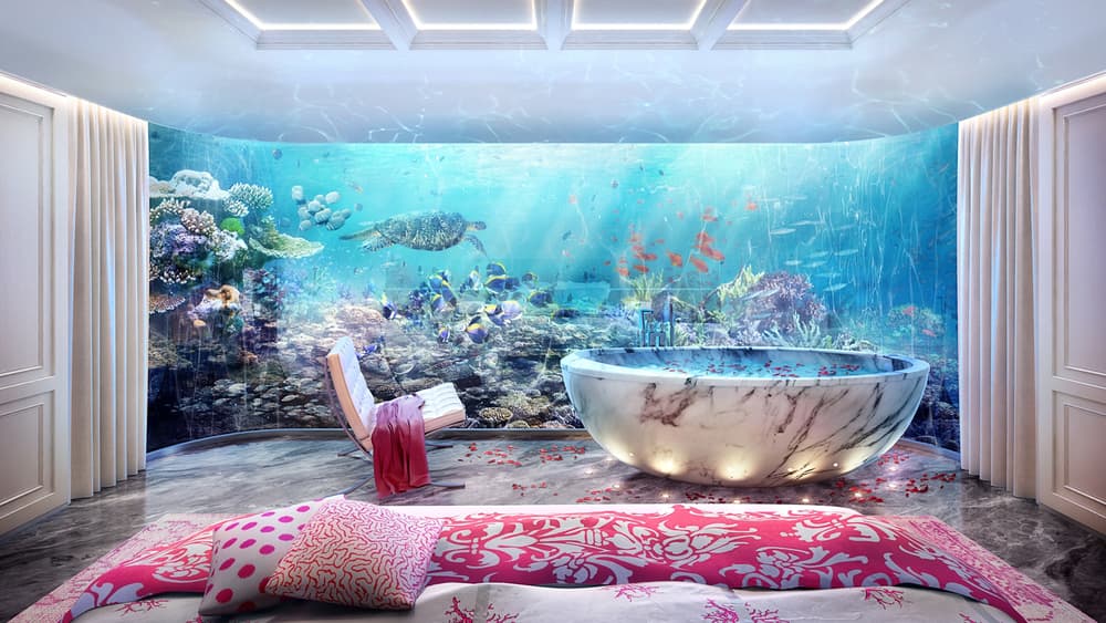 underwater bedroom