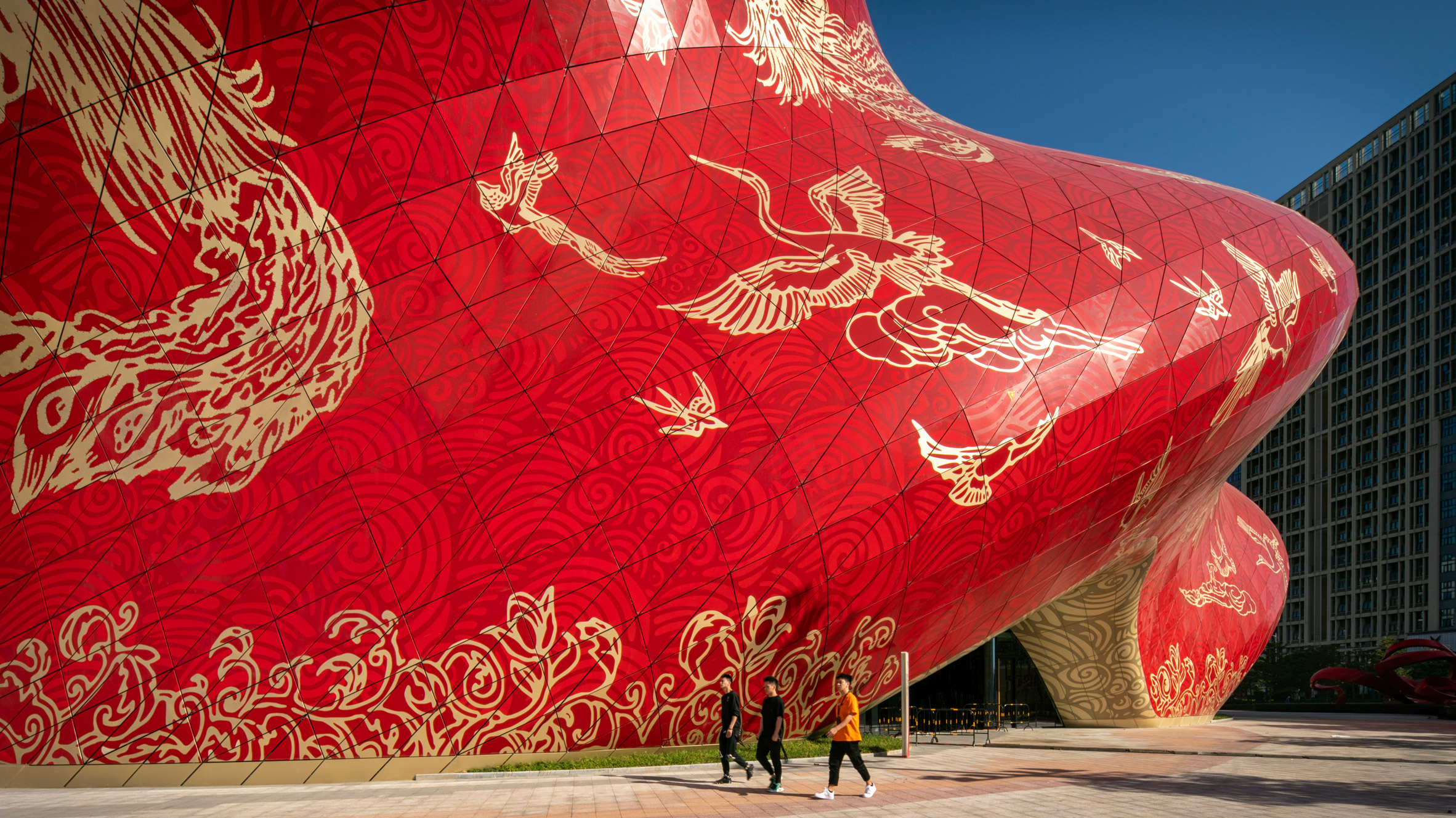 Steven Chilton Architects designed the Sunac Guangzhou Grand Theatre